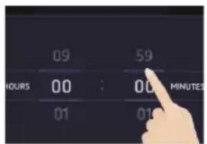 Atag HI39571TF - Start a cooking timer - 3