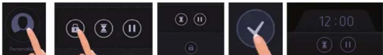 Atag HI39571TF - Remove a symbol from the main screen - 1