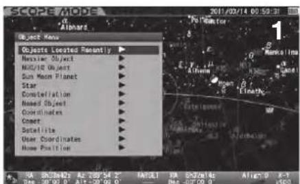 Vixen SXP2 - Objets récemment localisés - 1