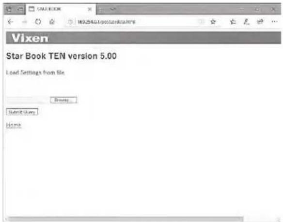 Vixen SXP2 - Comment lire les données de réglage/données PEC sur un PC - 2