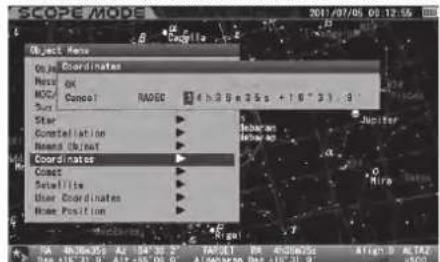 Vixen SXP2 - Coordonnées - 2