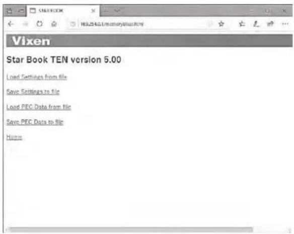 Vixen SXP2 - Comment lire les données de réglage/données PEC sur un PC - 1