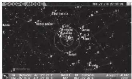Vixen SXP2 - pointage vers un objet en mode SCOPE - 7