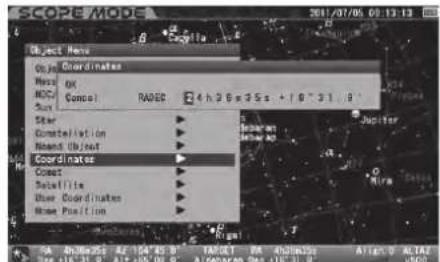Vixen SXP2 - Coordonnées - 3
