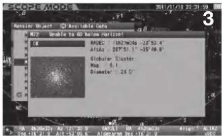 Vixen SXP2 - pointage vers un objet en mode SCOPE - 5