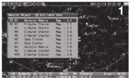 Vixen SXP2 - pointage vers un objet en mode SCOPE - 1