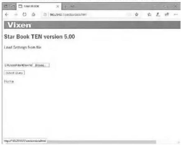 Vixen SXP2 - Comment lire les données de réglage/données PEC sur un PC - 4