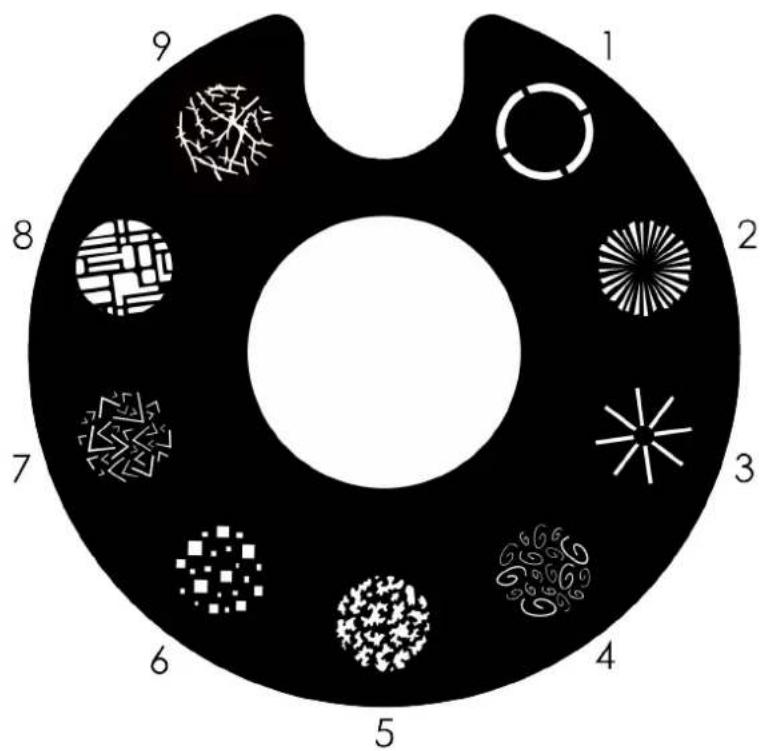 INFINITY Furion S602 Spot - Roue de gobos statiques - 1
