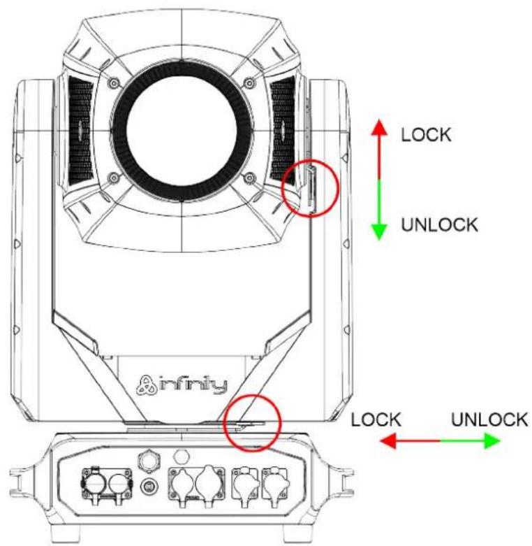 INFINITY Furion S602 Spot - Verrouiller/déverrouiller l'appareil - 1