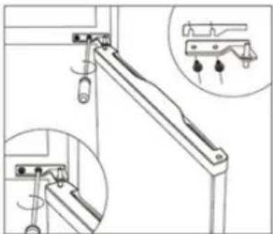 SVAN SC185502E - Charnière de porte réversible - 1