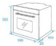 LISTO LFCE 70N3 - Integrated installation under a worktop - 1