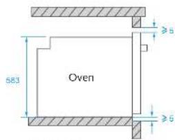LISTO LFCE 70N3 - Integrated installation under a worktop - 3