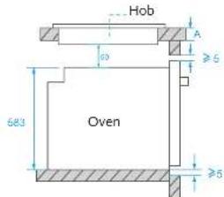 LISTO LFCE 70N3 - Integrated installation under a worktop - 4