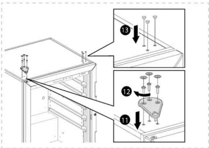 ARTEVINO OXM1T182NVND - Puerta reversible (posible sólo en la puerta acristalada) - 6