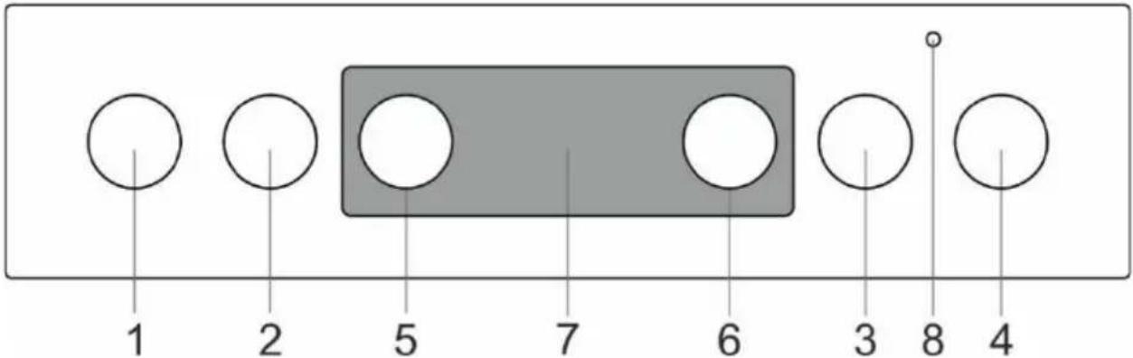 GORENJE GKS6C71XF - BANDEAU DE COMMANDES - 1