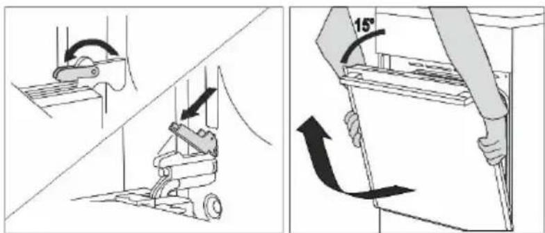 GORENJE GKS6C71XF - DÉMONTAGE ET REMONTAGE DE LA PORTE DU FOUR (selon le modèle) - 1