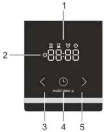 GORENJE GKS6C71XF - Interface utilisateur - 1