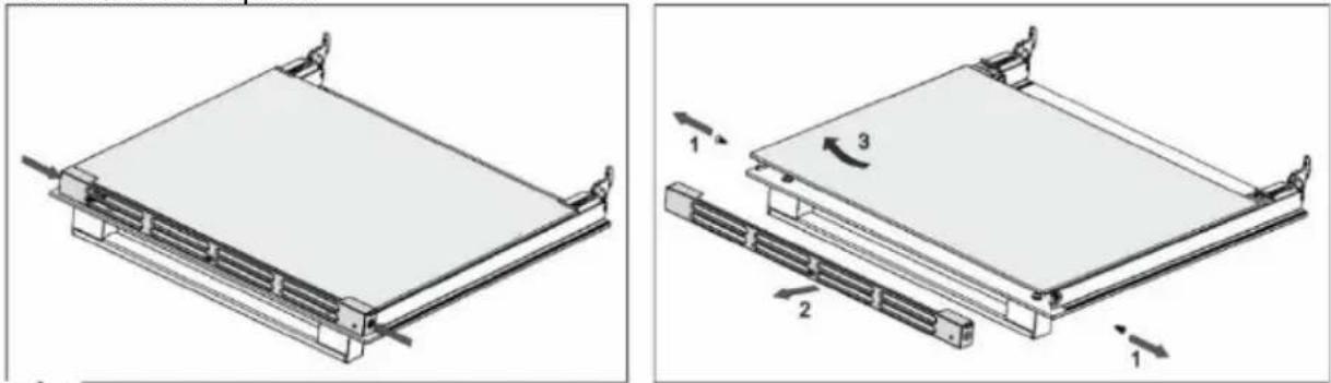 GORENJE GKS6C71XF - DÉMONTAGE ET REMONTAGE DES VITRES DE LA PORTE DU FOUR (selon le modèle) - 1