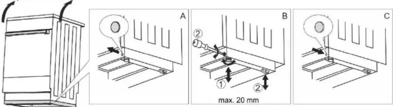 GORENJE GKS6C71XF - MISE À NIVEAU DE L'APPAREIL ET SUPPORT COMPLÉMENTAIRE (selon le modèle) - 2