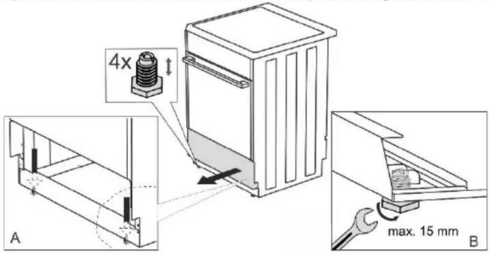 GORENJE GKS6C71XF - MISE À NIVEAU DE L'APPAREIL ET SUPPORT COMPLÉMENTAIRE (selon le modèle) - 1