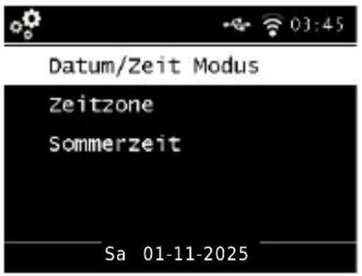 Telestar TOP 200 - Date / heure - 1