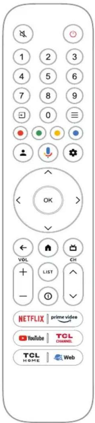 TCL 75C79K - Télécommande exclusive - 1