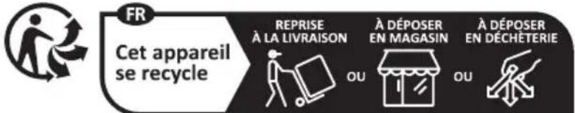 TCL 85C79K - Informations pour les utilisateurs sur l'élimination des batteries et appareils usés [Union européenne] - 1