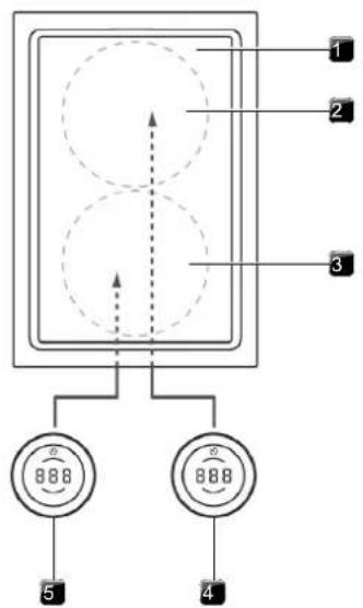 BORA Professional 3.0 PKCB3 - Raccordement du bouton de commande au teppanyaki en acier inoxydable - 3