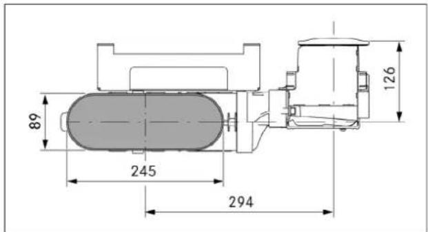 BORA Professional 3.0 PKCB3 - Dimensions des raccordements de canaux - 1