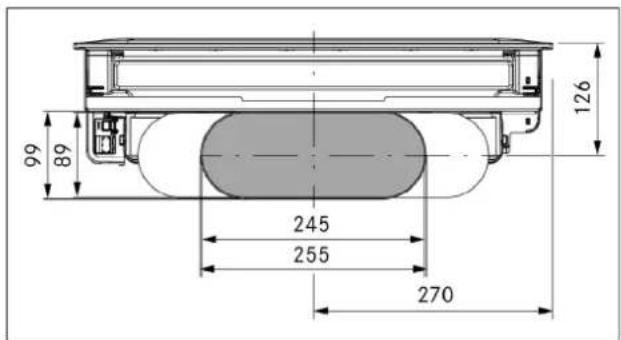 BORA Professional 3.0 PKCB3 - Dimensions des raccordements de canaux - 2