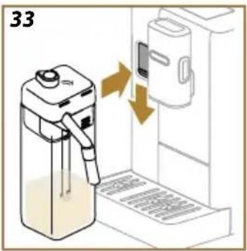 DELONGHI Rivelia EXAM441.55 - Remplissez et accrochez la carafe à lait - 1