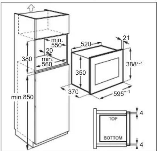 AEG NMS5G25EB - Installation du micro-ondes - 2
