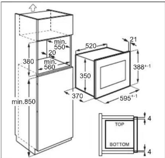 AEG NMS5G25EB - Einbau der Mikrowelle - 2
