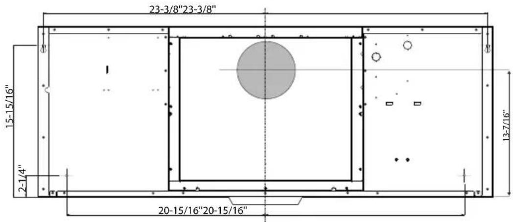 XO XOT1842SC - > Rear of hood - 2