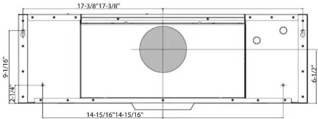 XO XOT1842SC - DIMENSIONS - 2