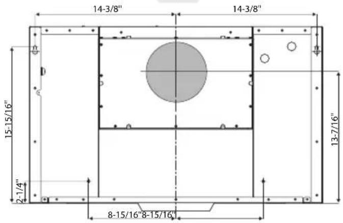 XO XOT1842SC - > Rear of hood - 2