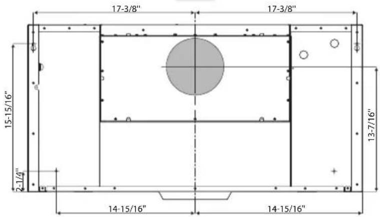 XO XOT1842SC - DIMENSIONS - 1