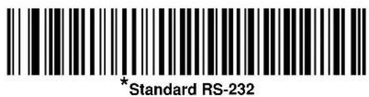 *Standard RS-232