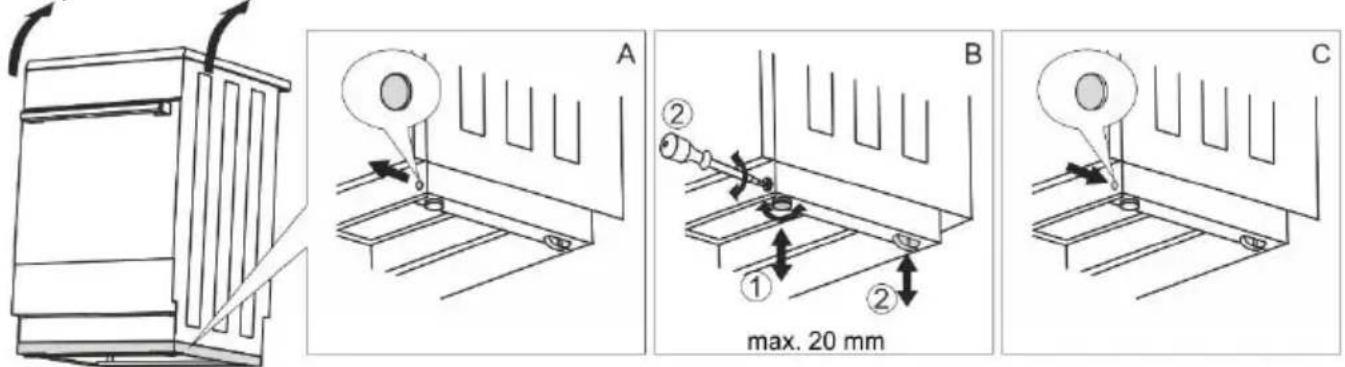 GORENJE GEC6C40BG - MISE À NIVEAU DE L'APPAREIL ET SUPPORT COMPLÉMENTAIRE (selon le modèle) - 2