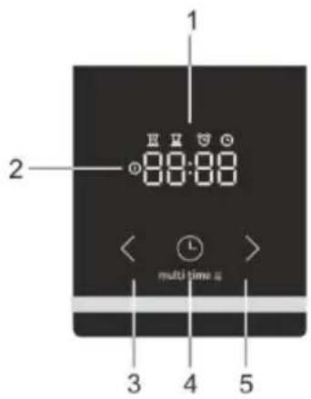 GORENJE GEC6C40BG - Interface utilisateur - 1