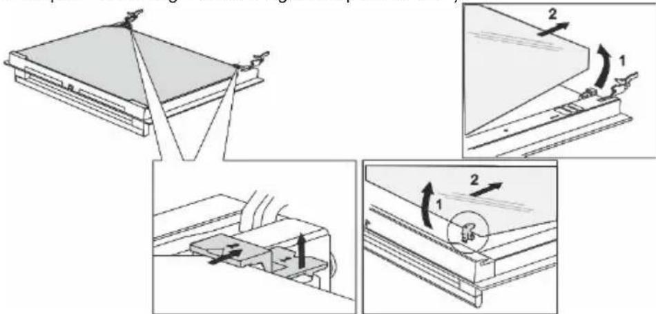 GORENJE GEC6C40BG - DÉMONTAGE ET REMONTAGE DES VITRES DE LA PORTE DU FOUR (selon le modèle) - 1