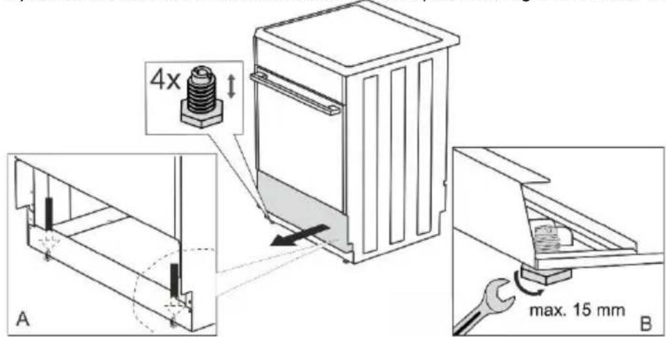 GORENJE GEC6C40BG - MISE À NIVEAU DE L'APPAREIL ET SUPPORT COMPLÉMENTAIRE (selon le modèle) - 1