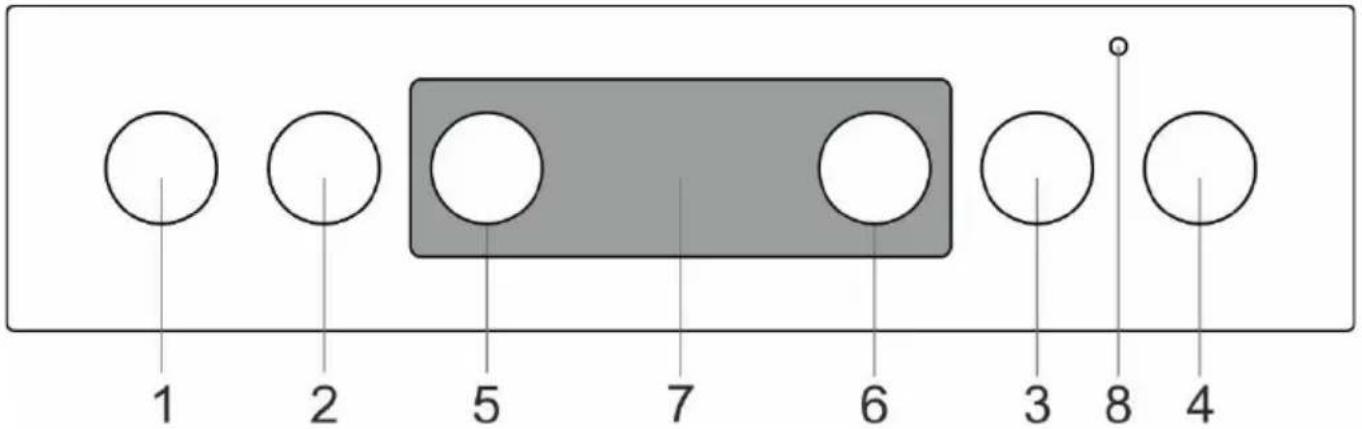 GORENJE GEC6C40BG - BANDEAU DE COMMANDES - 1
