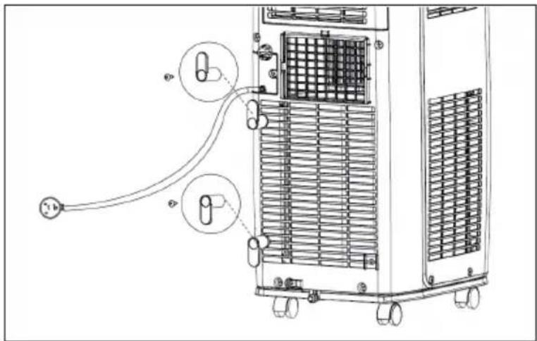Klarstein New Breeze Eco - Installing the Wire Hook - 1