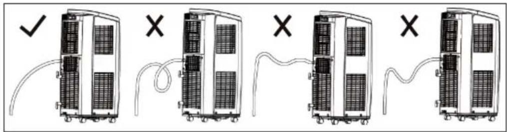 Klarstein New Breeze Eco - Wichtiger Hinweis zur Dauerentwässerung - 1