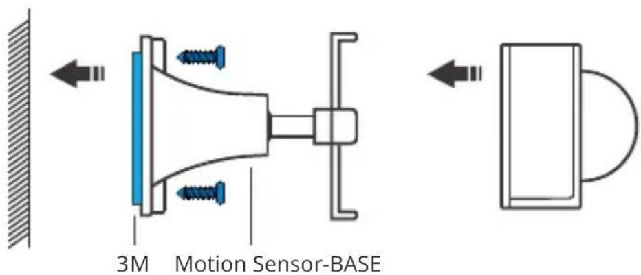 Sonoff PIR3-RF - Installation methods - 2