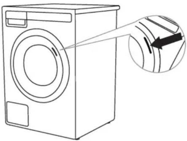 ASKO W5096RT - Ouverture de la porte - 1