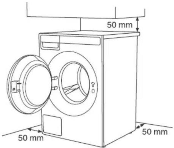 ASKO W5096CW - Espacenécessaireautourdulave-lingepourdesperformancesoptimales - 1