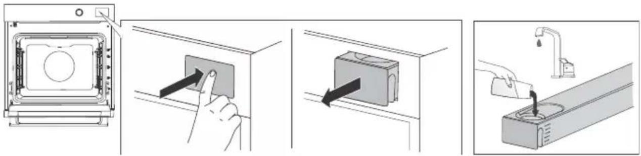 ASKO OCS54BGH - Remplissage du réservoir d'eau - 1