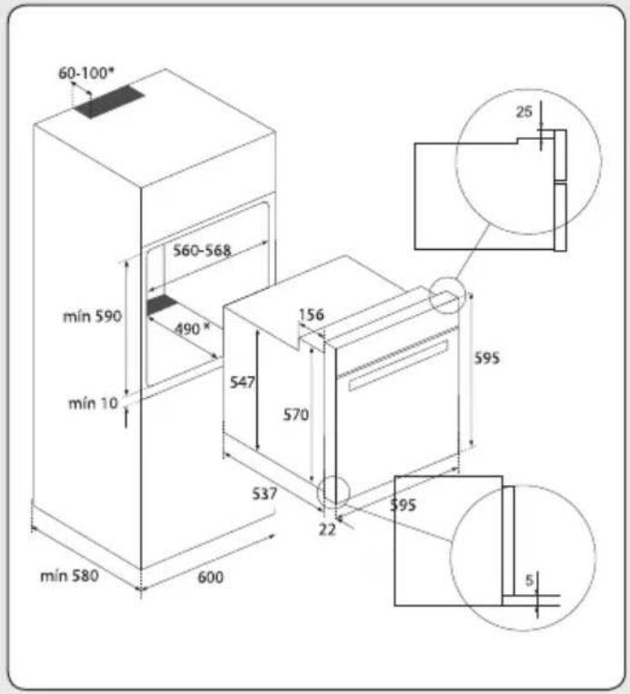 TEKA HSB 6468 - INSTALLATION DU FOUR - 4